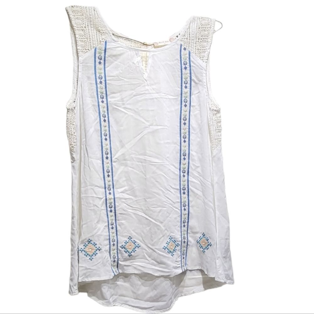 ALTER'D STATE Triabel Embrodery Design‎ Tunic Blouse XS